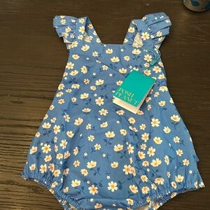 Ruffled Strap Bubble Romper